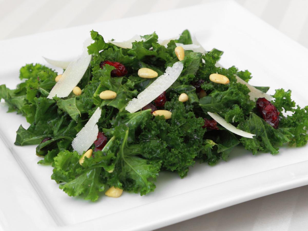 Raw Kale Salad with Balsamic Healthy Recipe