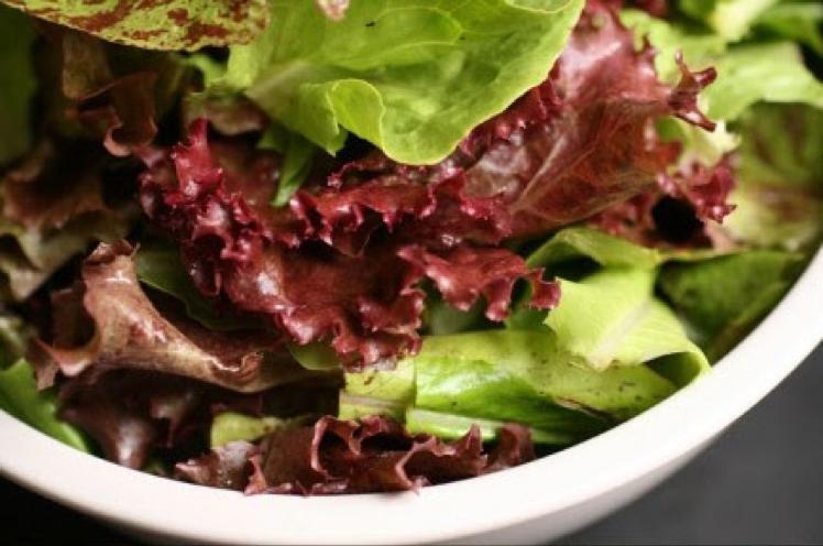 Red-Leaf Lettuce with Shallot Vinaigrette Healthy Recipe