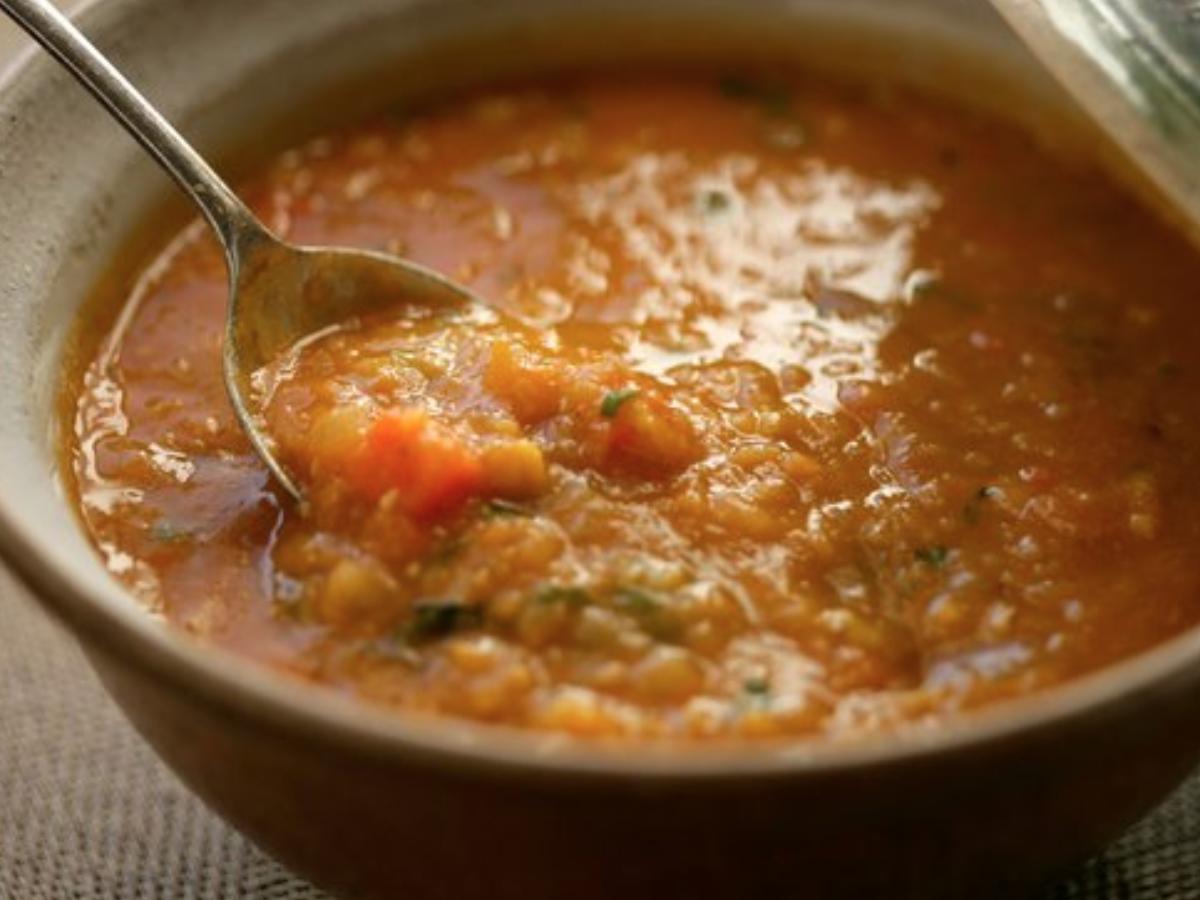 Red Lentil Soup with Lemon and Honey Healthy Recipe