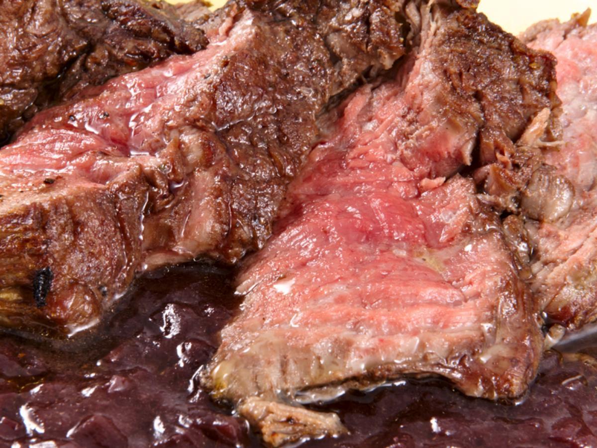 Rib-Eye Steaks in Red-Wine Sauce Healthy Recipe