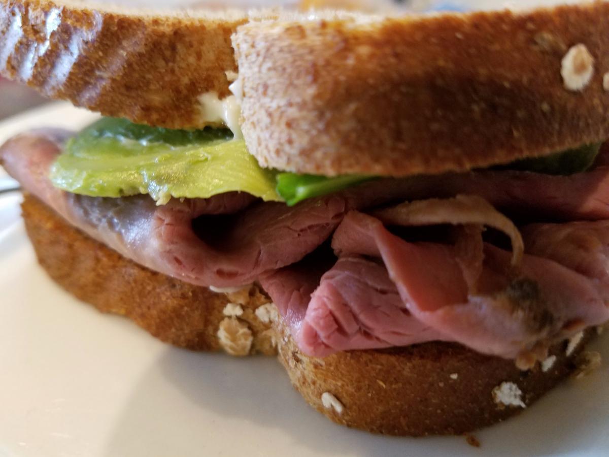 Roast Beef and Avocado Finger Sandwiches Healthy Recipe