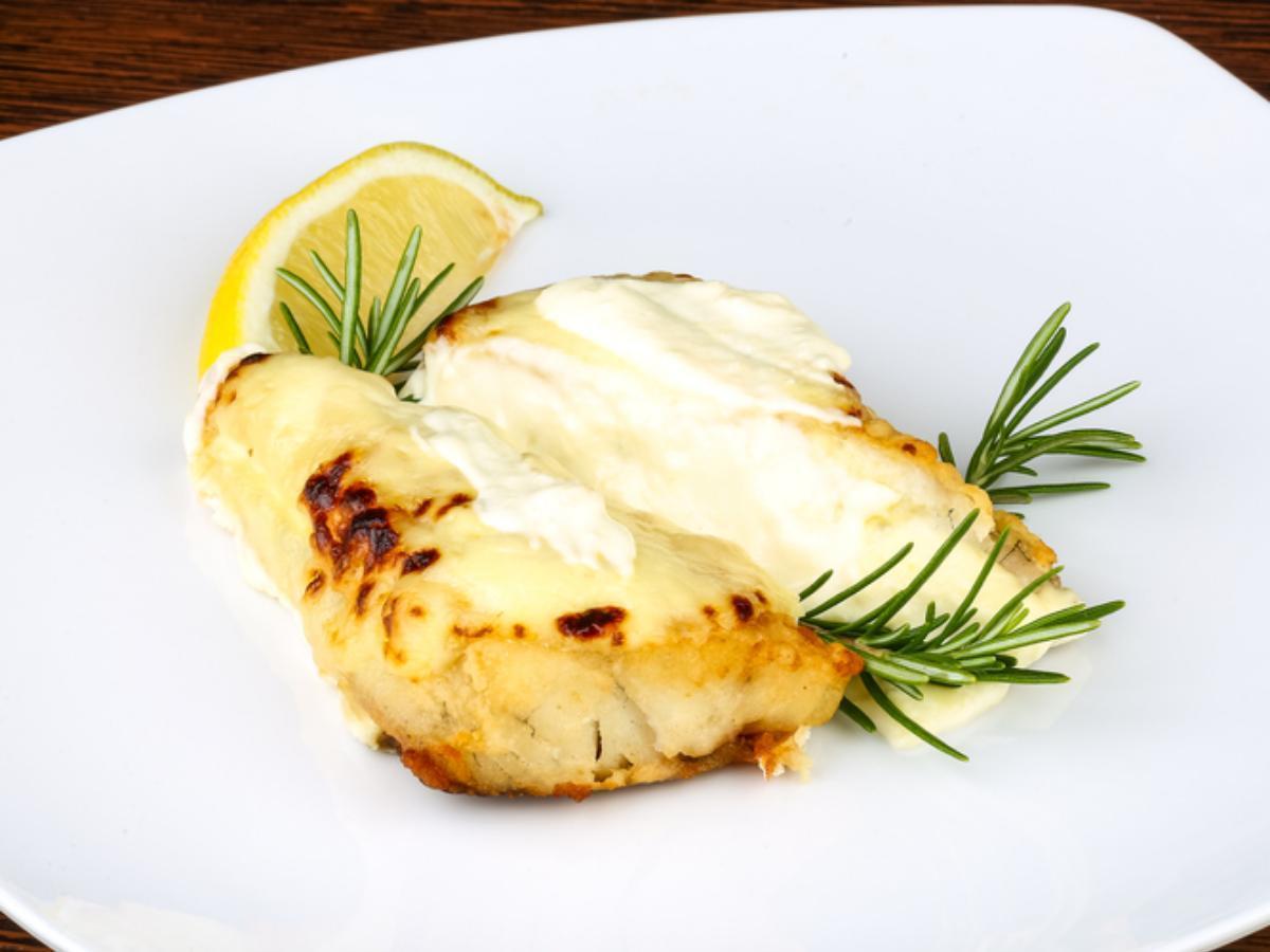 Roasted Halibut with Garlic Sauce Healthy Recipe