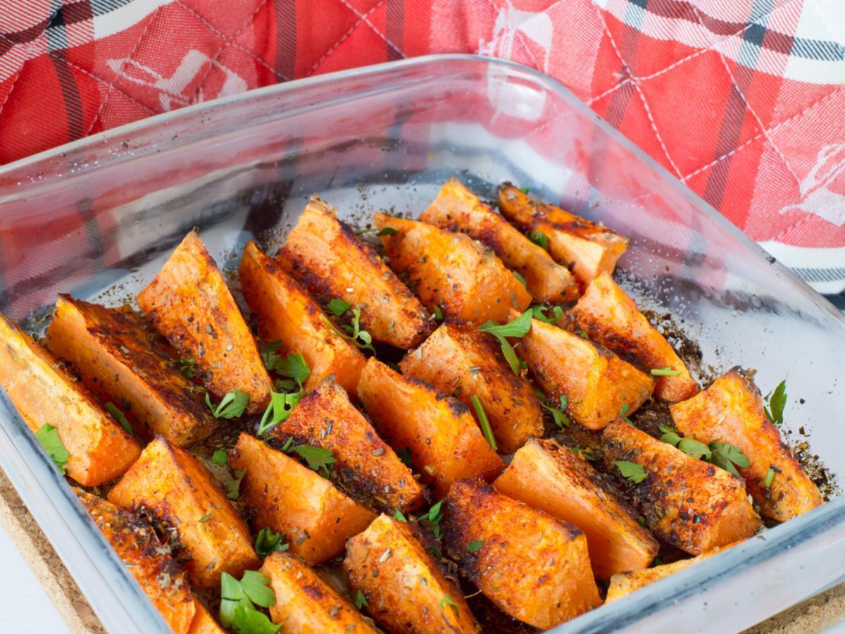 Roasted Spiced Sweet Potatoes Healthy Recipe
