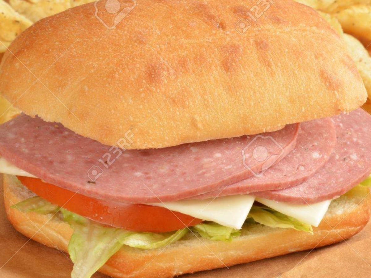 Salami and Swiss Sandwich Healthy Recipe