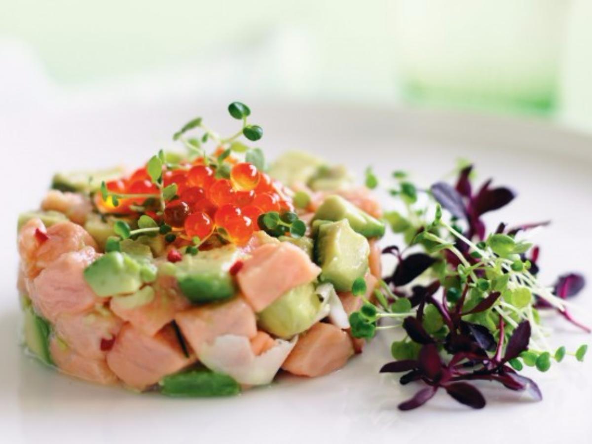 Salmon and Avocado Ceviche Healthy Recipe