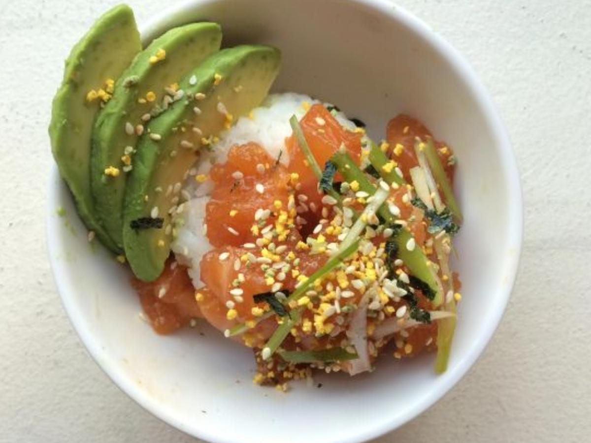Salmon-Avocado Poke Bowl Healthy Recipe