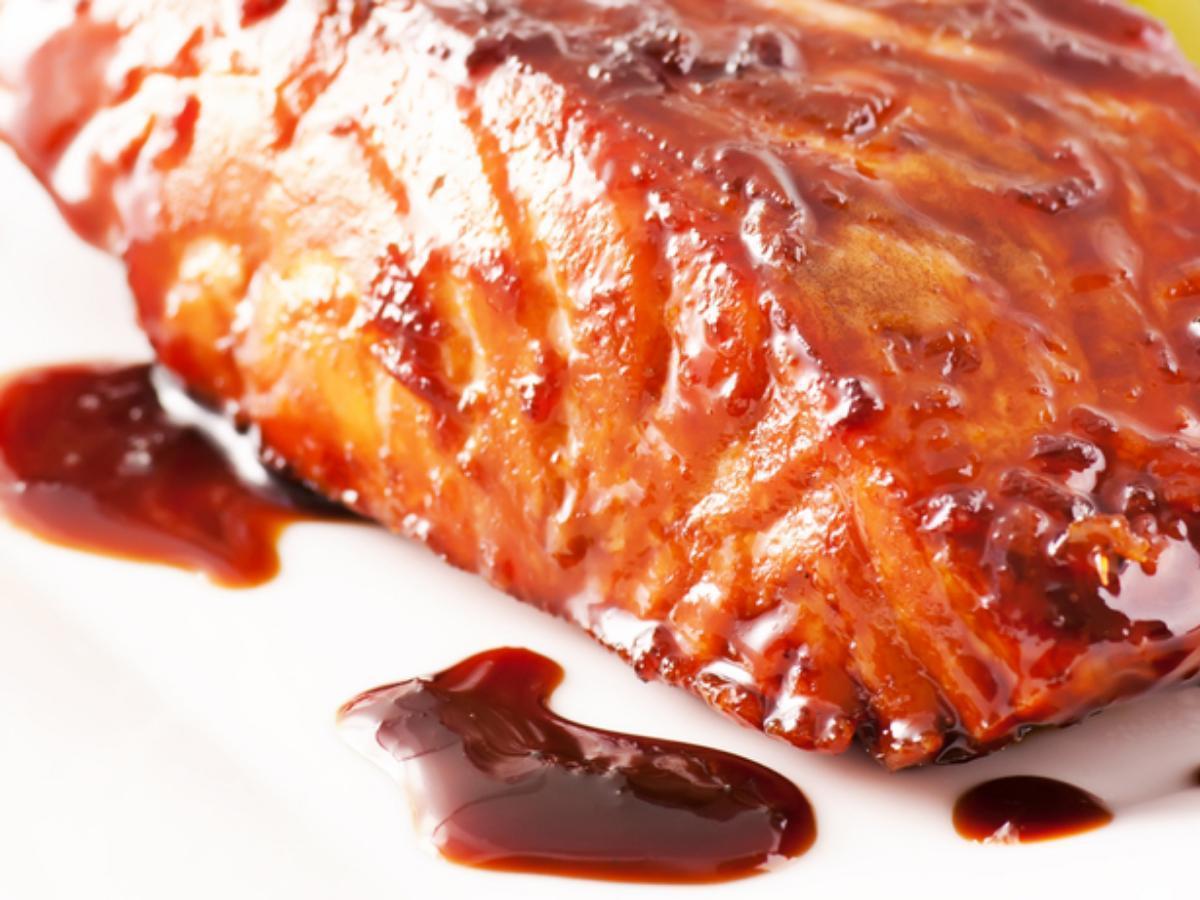 Salmon Fillet with Soy Glaze Healthy Recipe