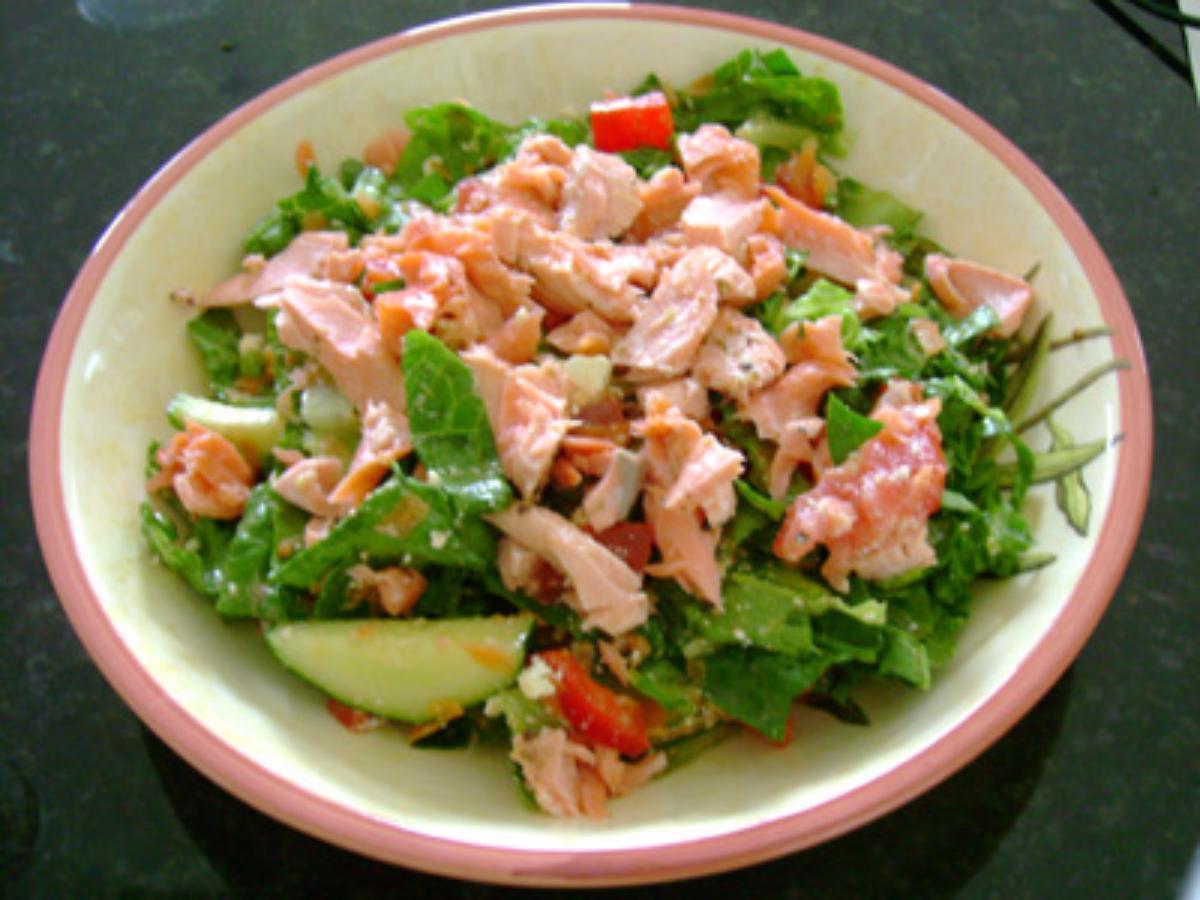 Salmon Salad Healthy Recipe