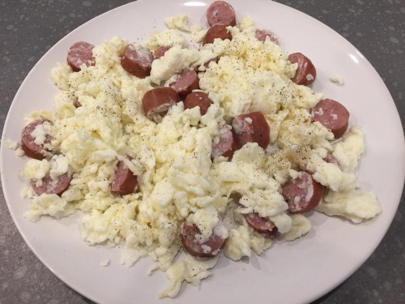 Sausage and Egg White Scramble Healthy Recipe