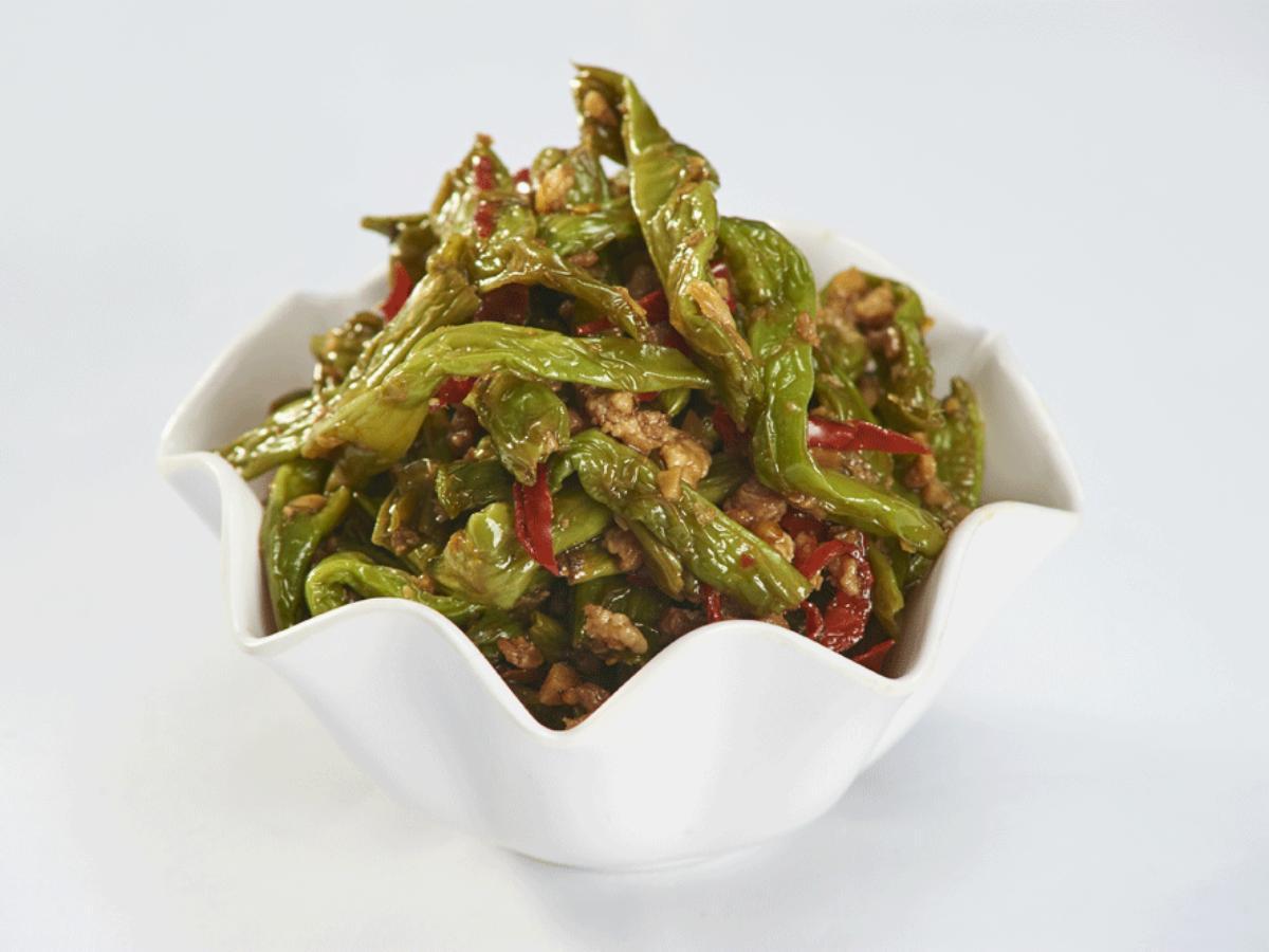 Sauteed Green Beans and Brussels Sprouts with Chile and Mint Healthy Recipe