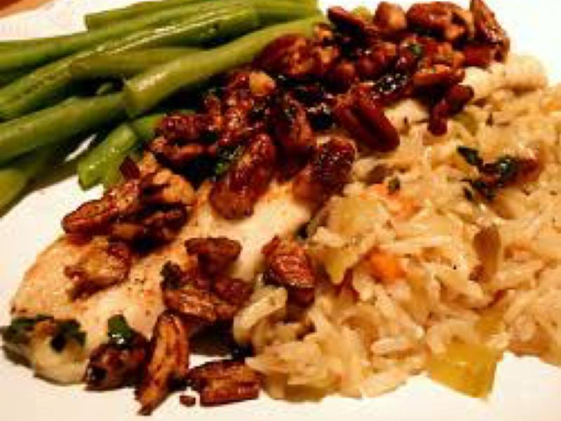 Sauteed Trout with Pecans Healthy Recipe