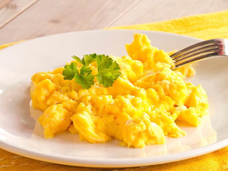  Scrambled Eggs with Onion Flakes Healthy Recipe