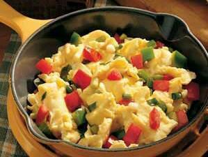 Scrambled eggs with vegetables Healthy Recipe