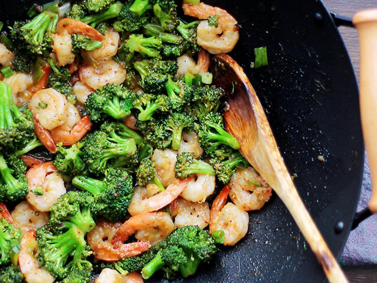 Shrimp & Broccoli Stir Fry Healthy Recipe