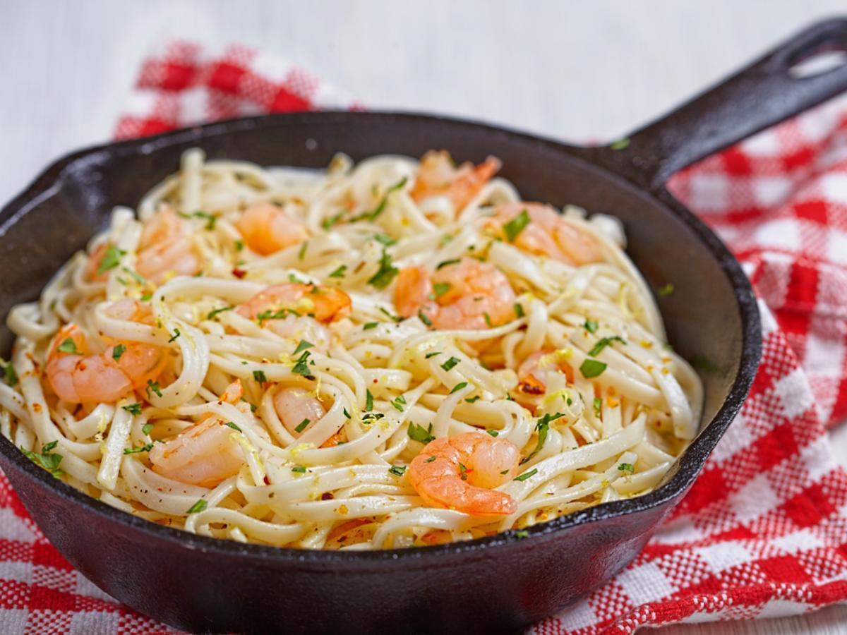 Shrimp Scampi Pasta Healthy Recipe