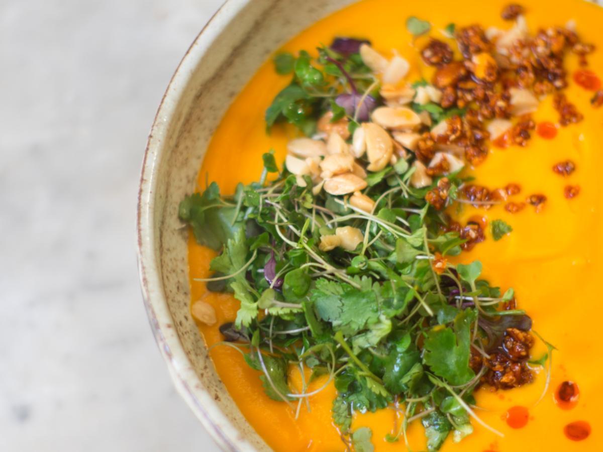 Simple Carrot Soup Healthy Recipe