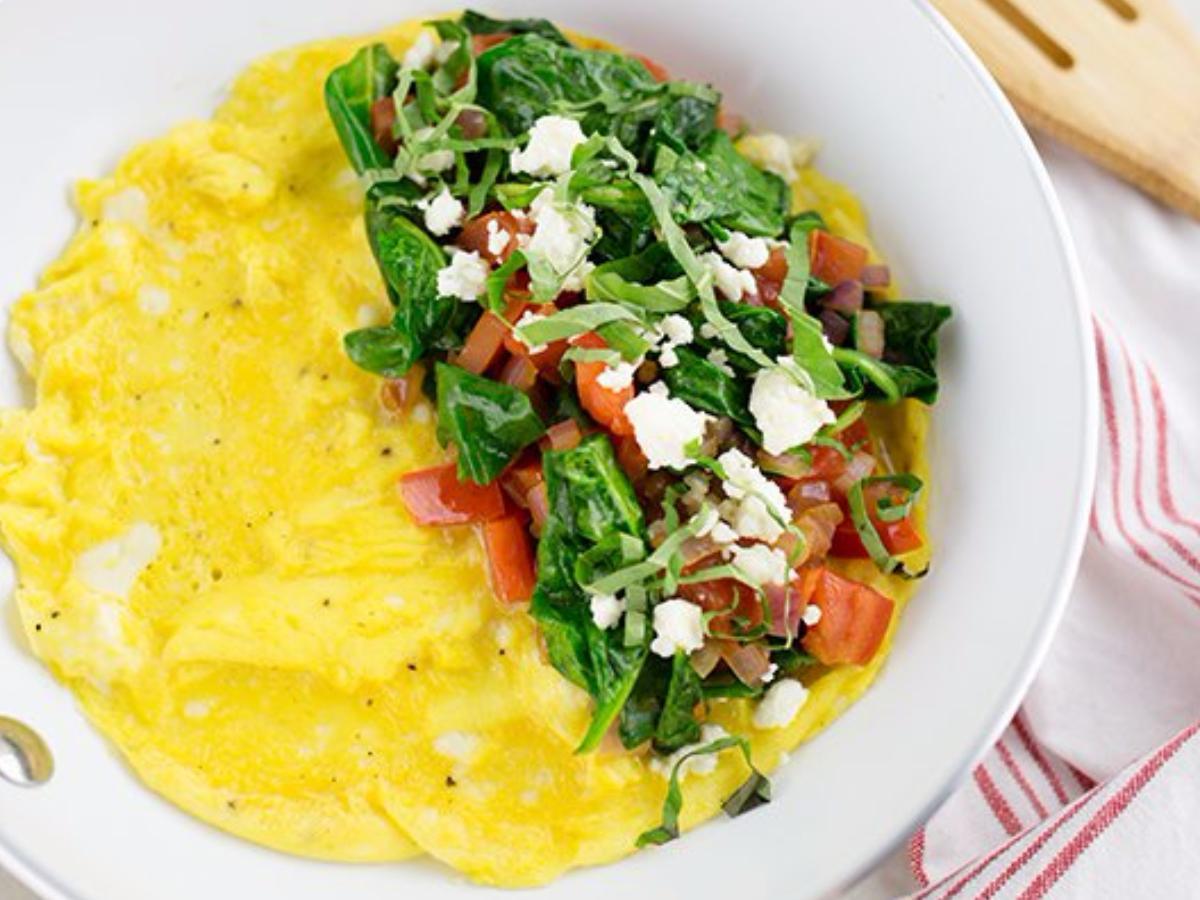 Skinny Greek Omelet Healthy Recipe