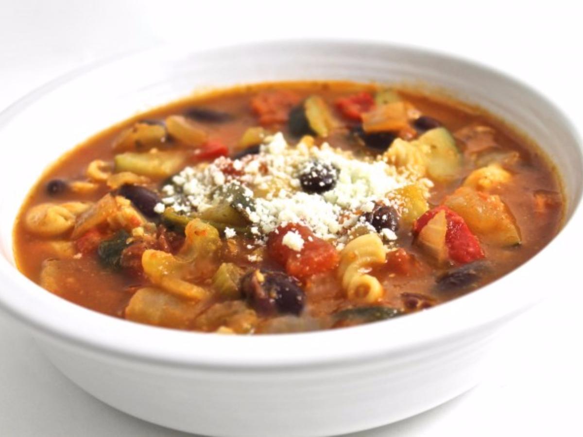 Slow Cooker Minestrone Soup Healthy Recipe