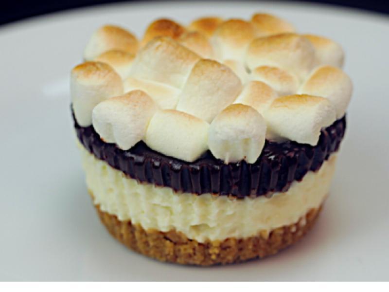 S’mores Cheesecakes Healthy Recipe