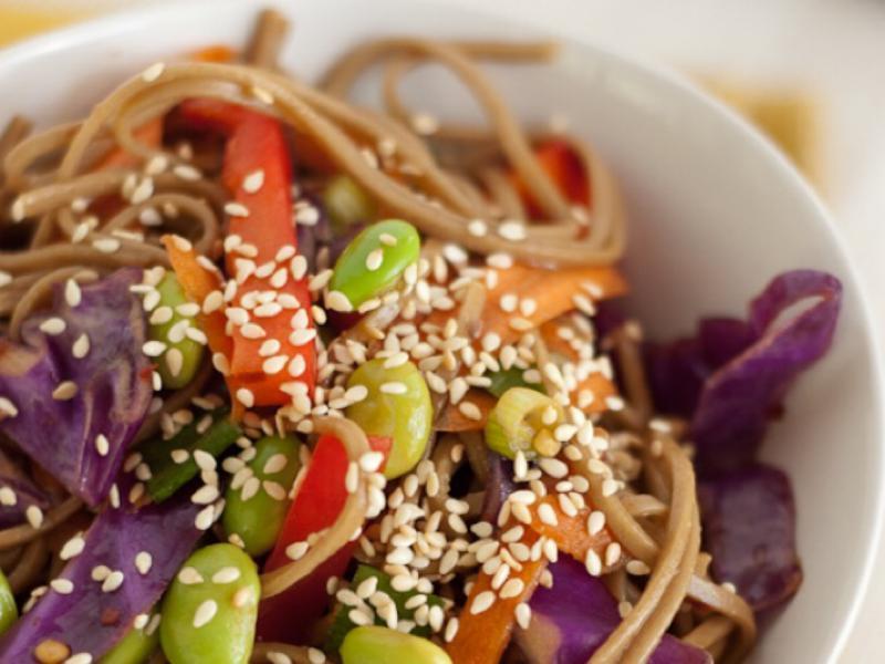 Soba Noodle Salad Healthy Recipe