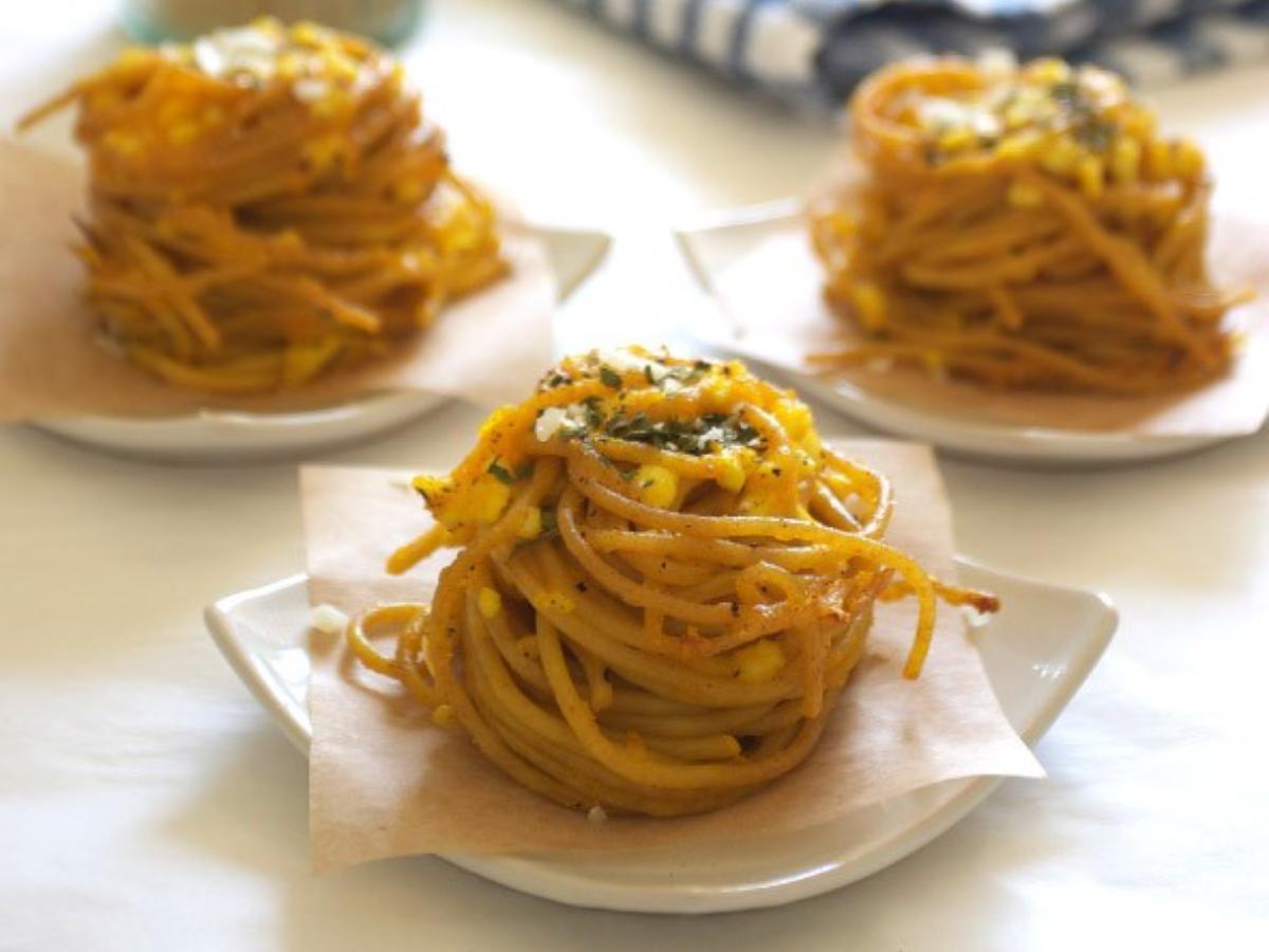 Spaghetti Nests Healthy Recipe