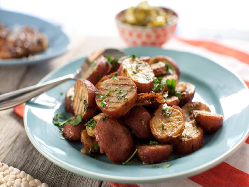 Spiced Baby Potatoes with Bacon and Dill Healthy Recipe