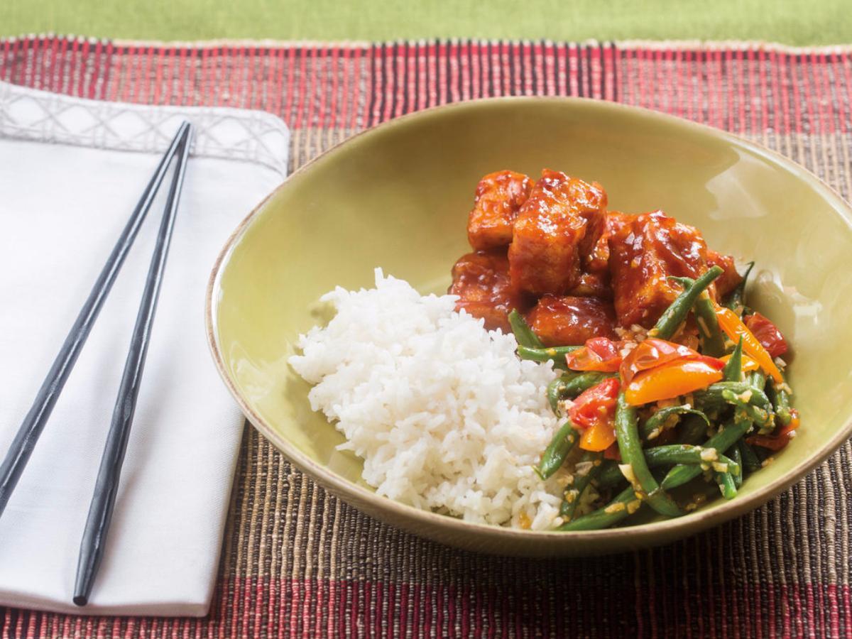 Spicy Sweet & Sour Tofu Healthy Recipe