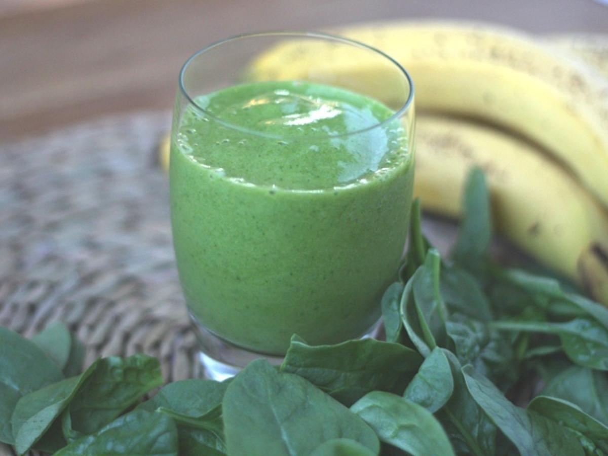 Spinach and Banana Smoothie Healthy Recipe