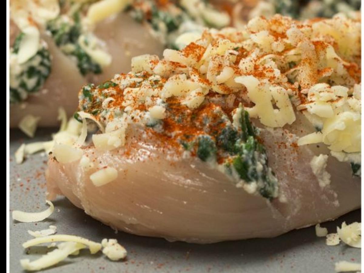 Spinach and Ricotta Hasselback Chicken Healthy Recipe