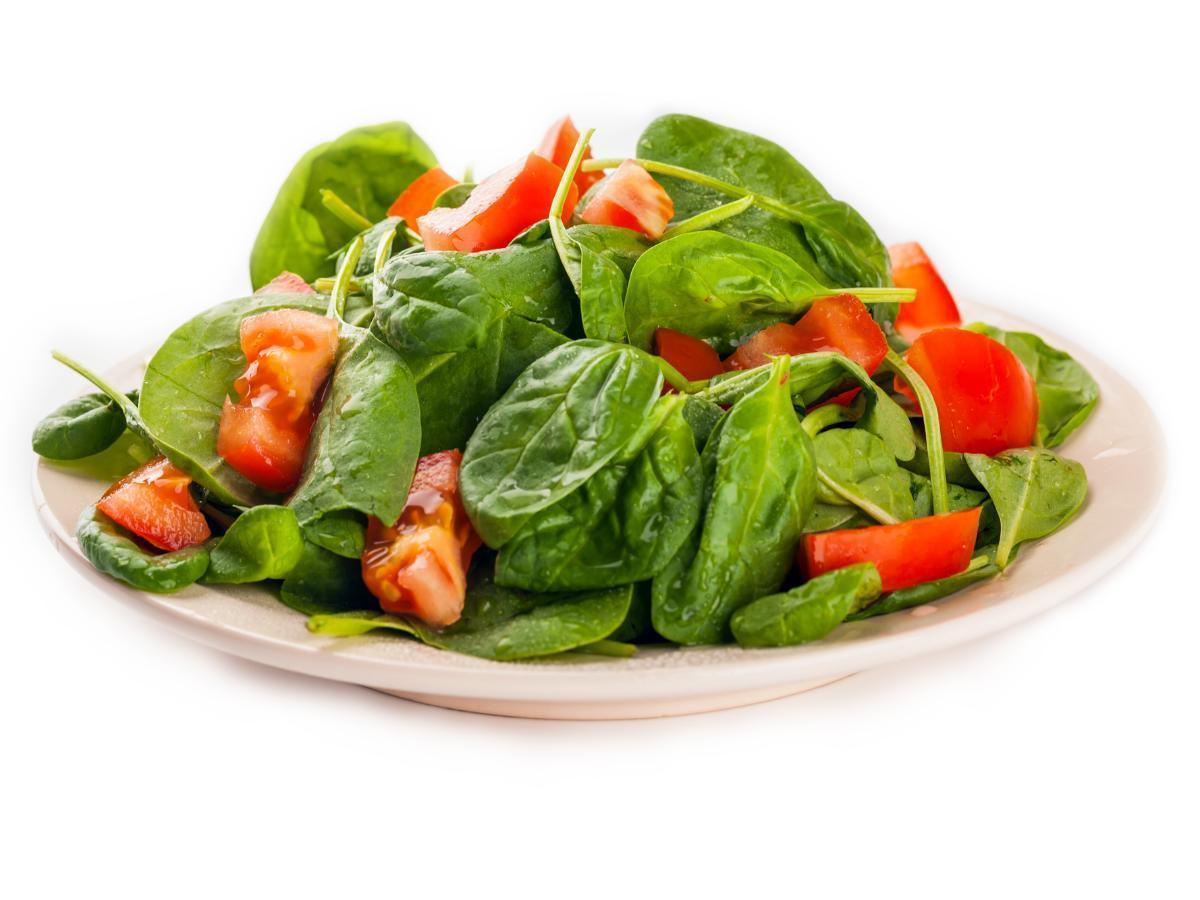 Spinach Tomato Salad Healthy Recipe