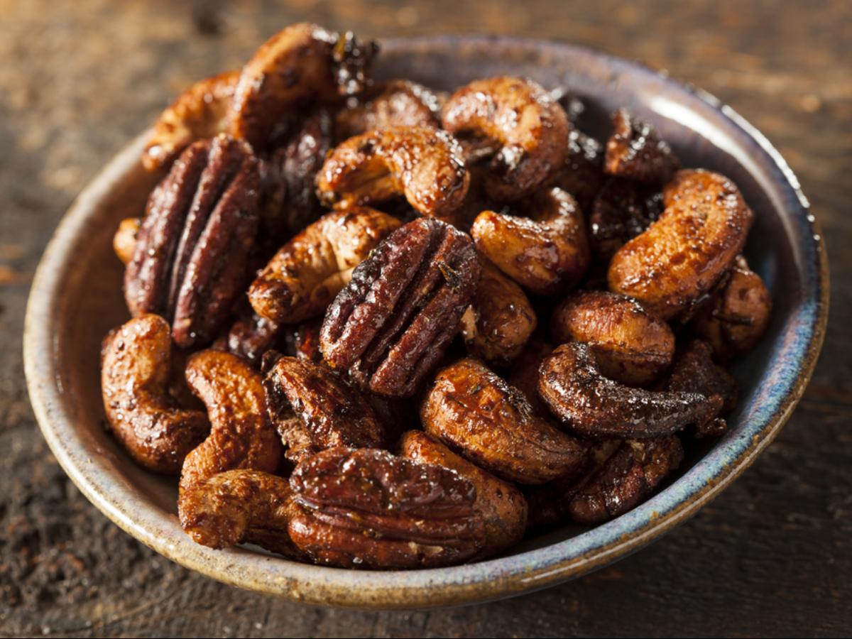 Sugared Spiced Nuts Healthy Recipe