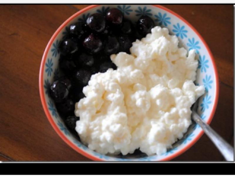 Sweet Cottage Cheese & Blue Berries Healthy Recipe