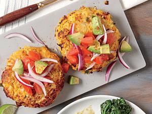 Sweet Potato and Chickpea Cakes Healthy Recipe