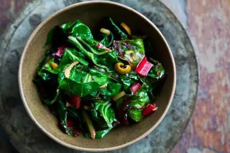 Swiss Chard with Olives Recipe Healthy Recipe