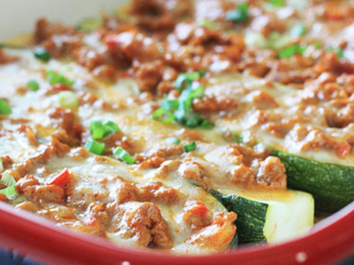 Taco Stuffed Zucchini Boats Healthy Recipe