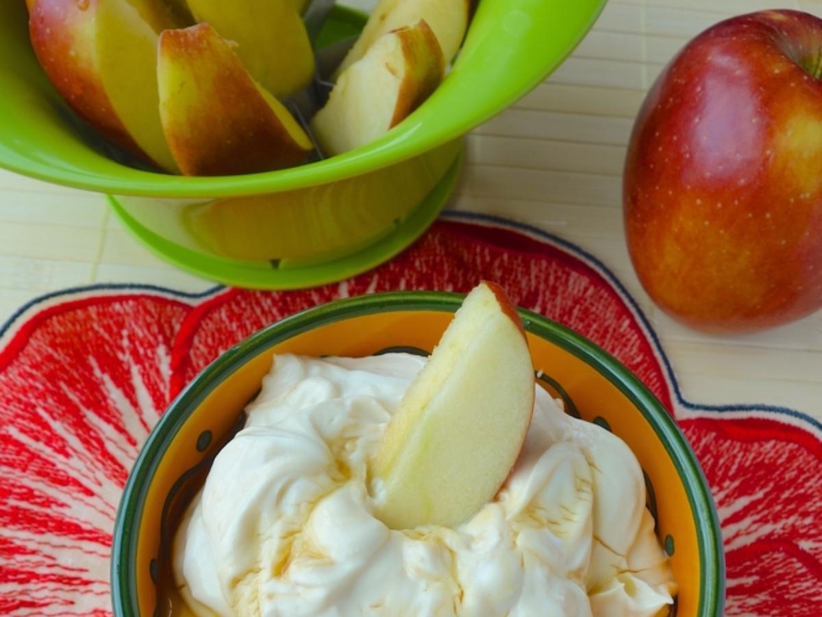 Tahini Fruit Dip with Apples Healthy Recipe