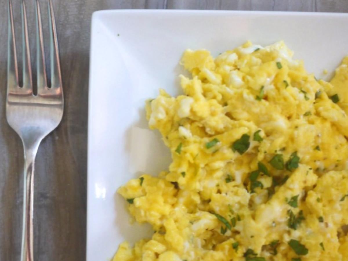 Tarragon and Chive Eggs Healthy Recipe