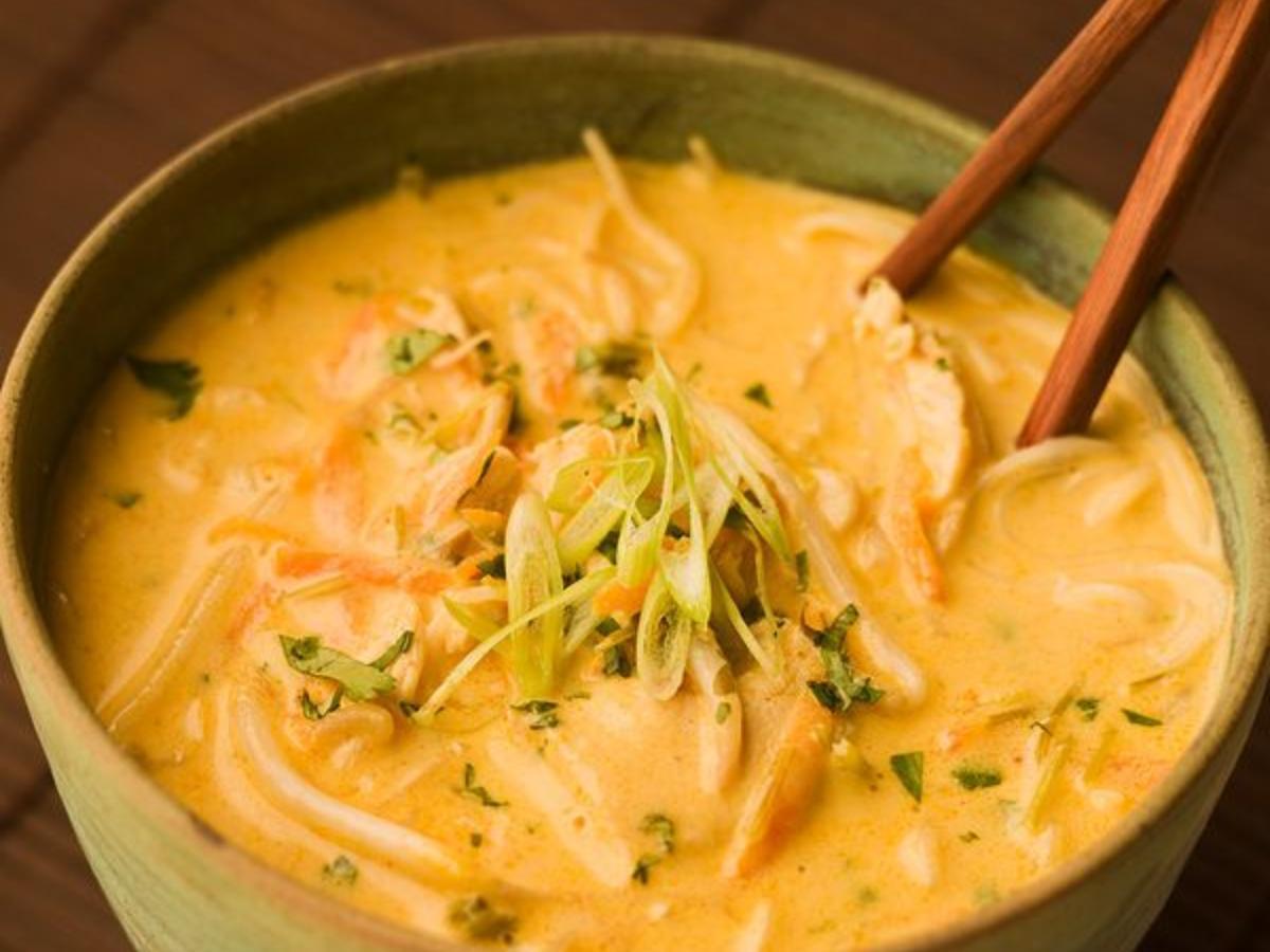 Thai Coconut Curry Soup Healthy Recipe