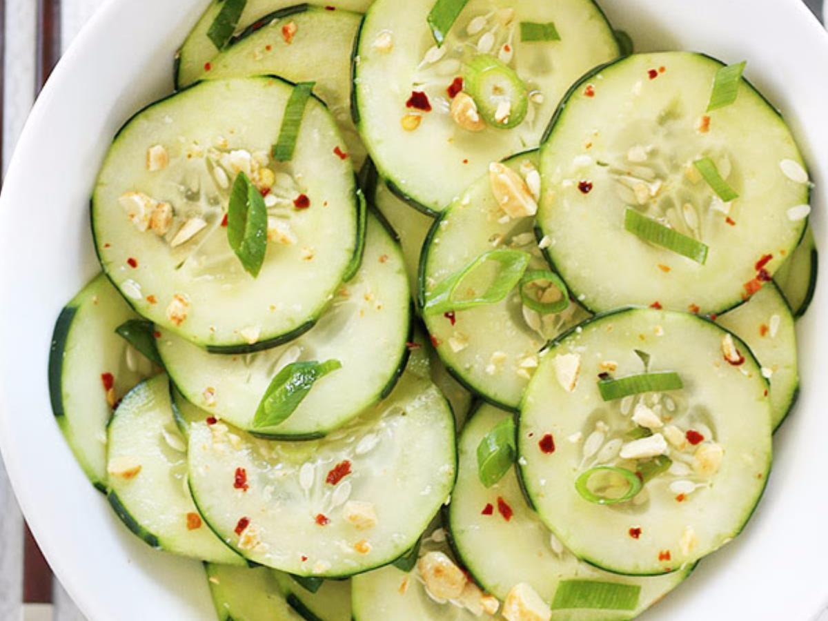 Thai Cucumber Salad Healthy Recipe