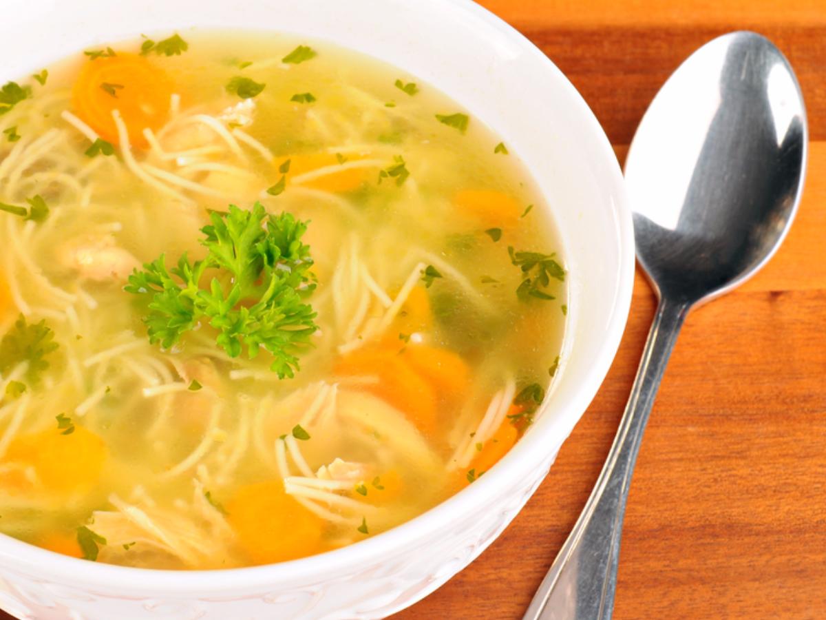 Tofu "Chik'n" Noodle Soup Healthy Recipe