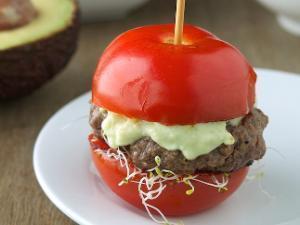 Tomato Avocado Burgers Healthy Recipe