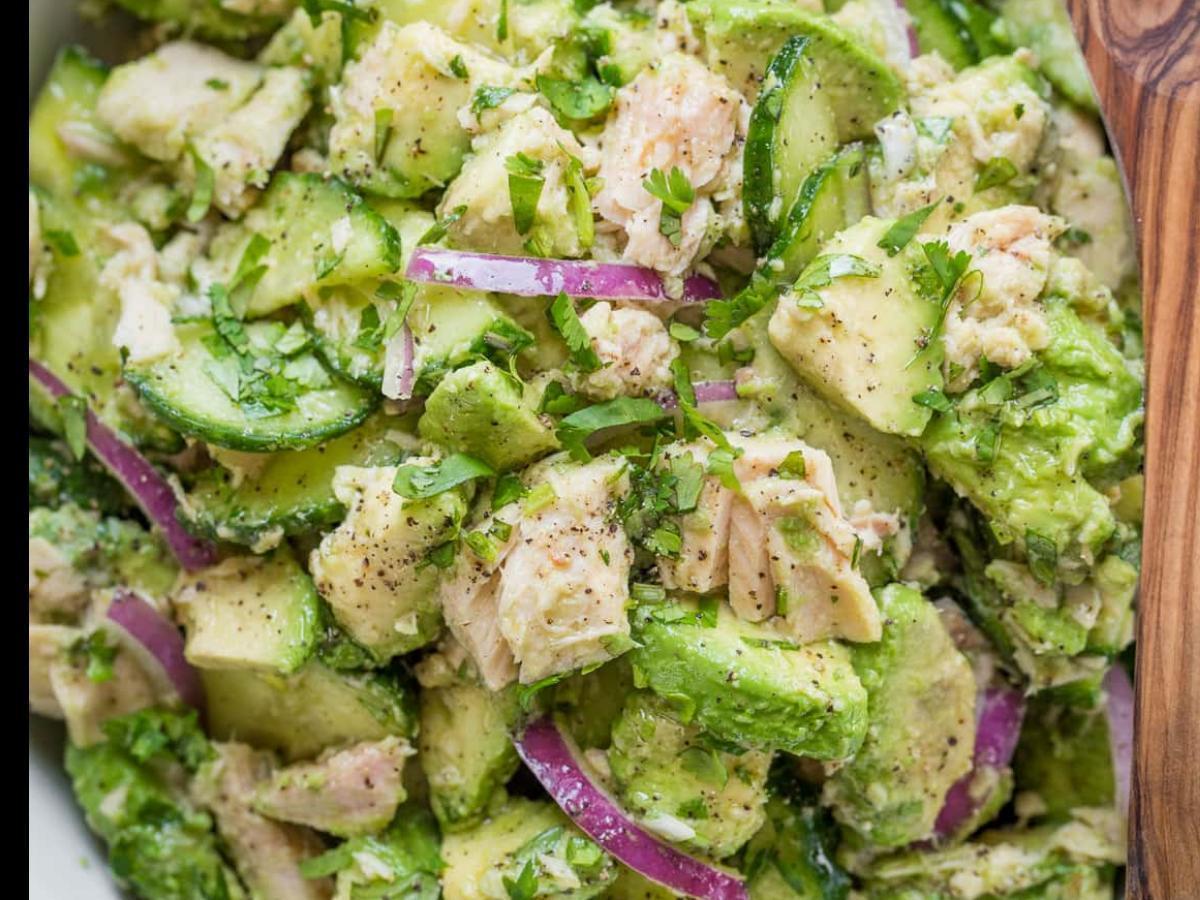 Tuna and Avocado salad Healthy Recipe