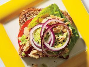 Tuna-Avocado Sandwich  Healthy Recipe