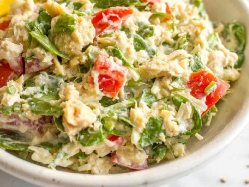 Tuna Spinach Salad Healthy Recipe