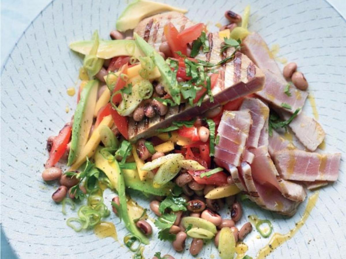 Tuna Steak with Salsa  Healthy Recipe