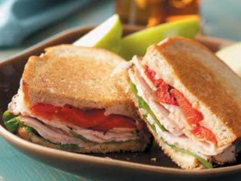 Turkey and Provolone Sandwich Healthy Recipe