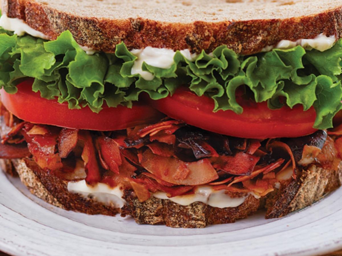 Turkey Bacon BLT Sandwich Healthy Recipe