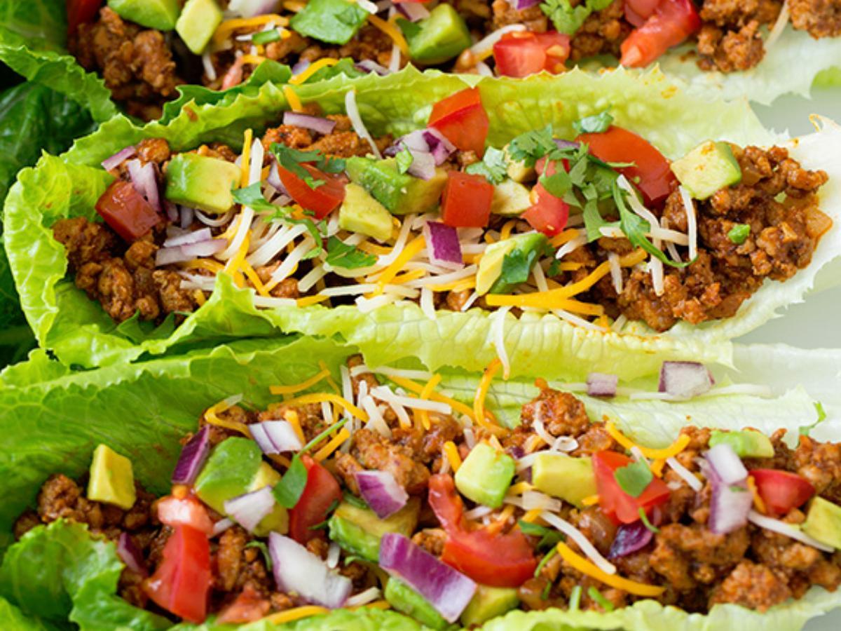 Turkey Lettuce Tacos Healthy Recipe