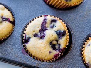 Vanilla Blueberry Protein Muffins Healthy Recipe