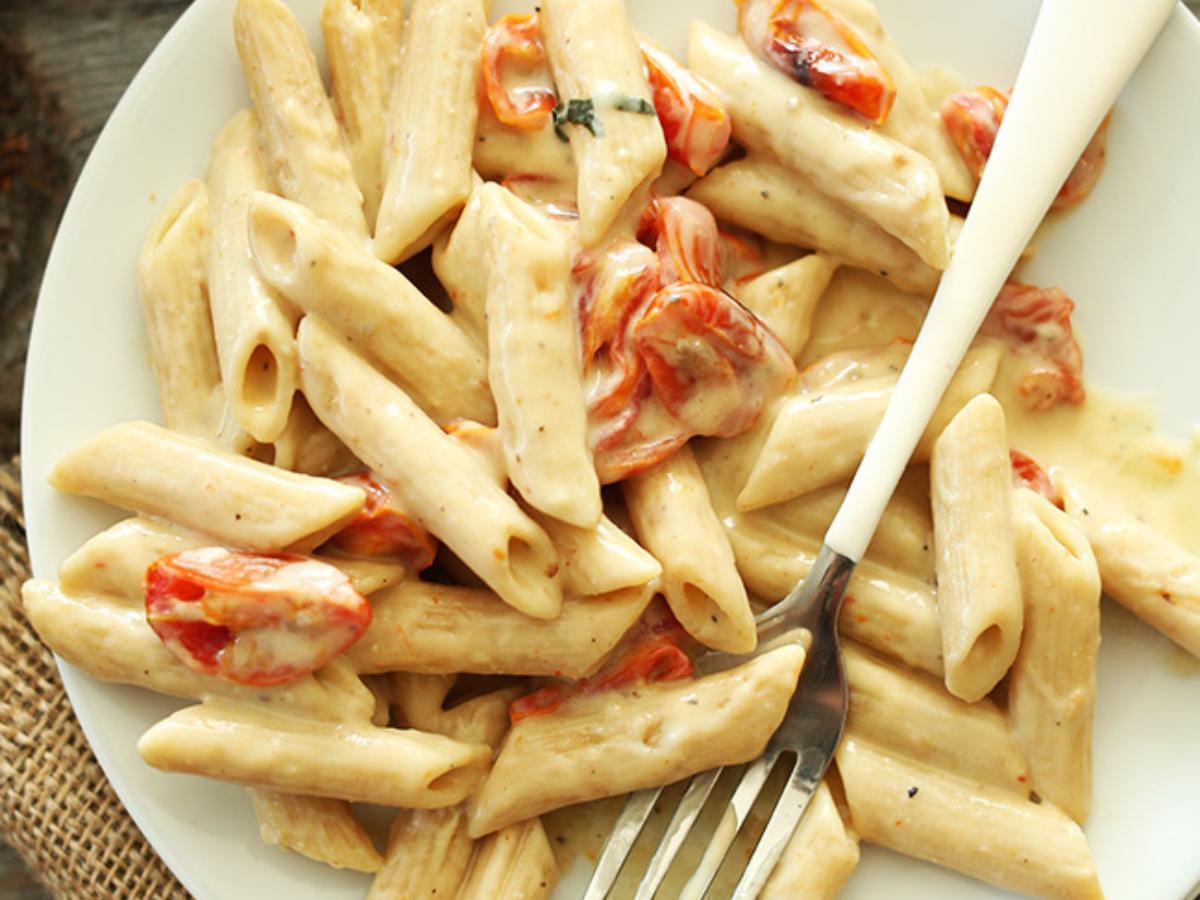 Vegan Garlic Pasta Healthy Recipe